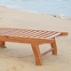 preview thumbnail 9 of 8, Outsunny Teak Outdoor Folding Chaise Lounge Chair