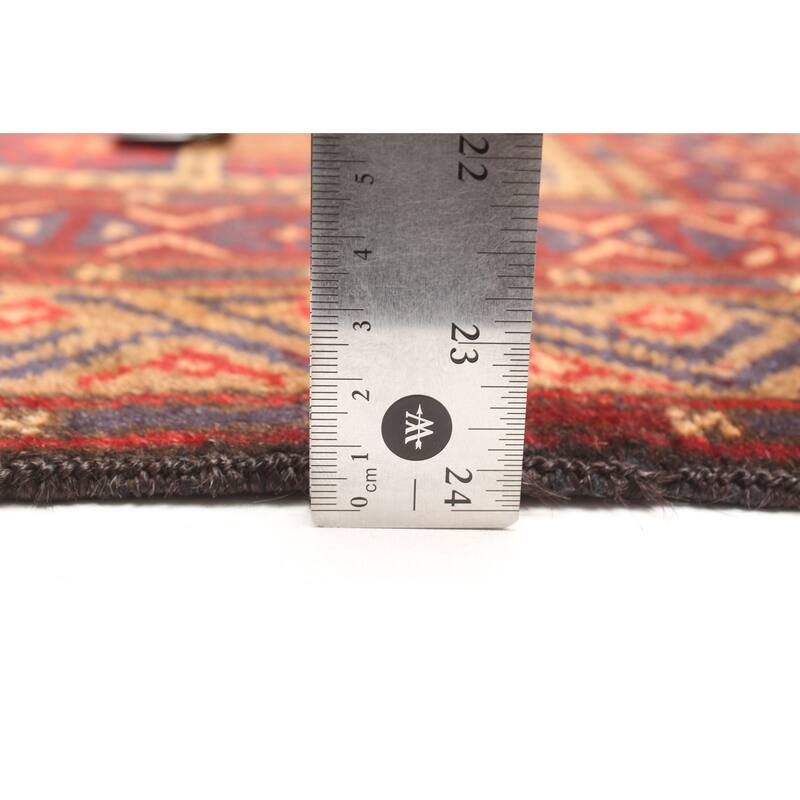 ECARPETGALLERY Hand-knotted Teimani Dark Navy Wool Rug - 2'10 x 4'5