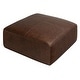 preview thumbnail 13 of 42, Poly & Bark Sequoia Ottoman - Full Grain Genuine Italian Leather
