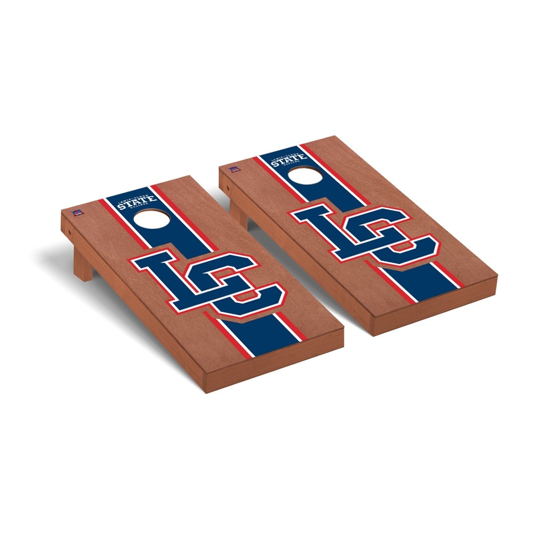 Lewis Clark Warriors Rosewood Cornhole Board Set
