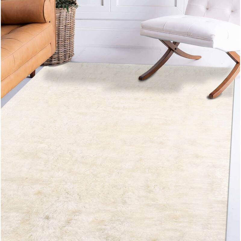 Mila Jade Microfiber Extra Thick 3" Plush Shag Rug