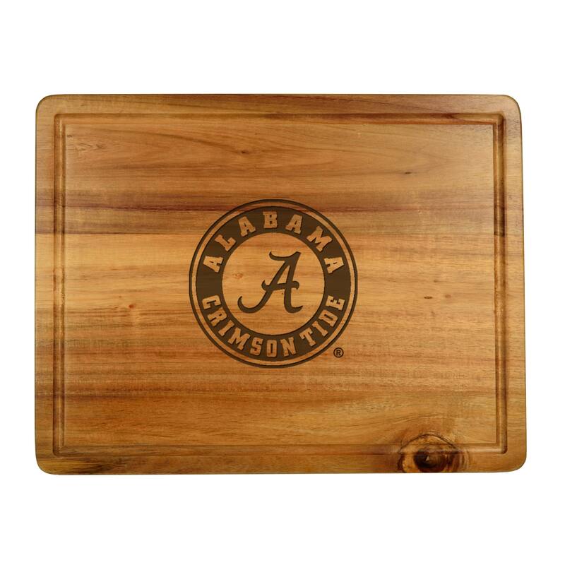 NCAA Alabama Crimson Tide Bamboo Cheese & Charcuterie Board
