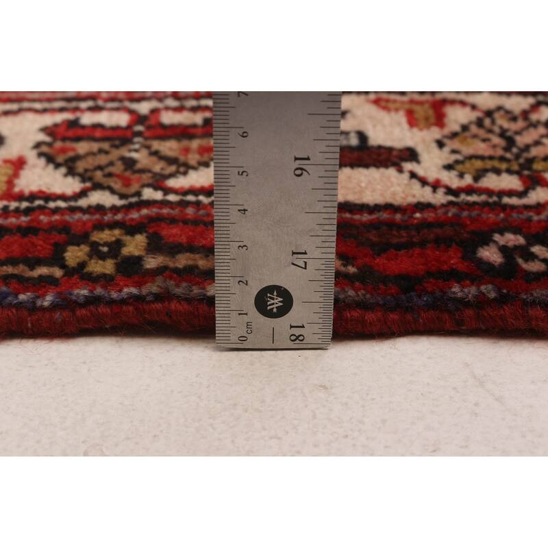 ECARPETGALLERY Hand-knotted Anadol Red Wool Rug - 3'6 x 10'0