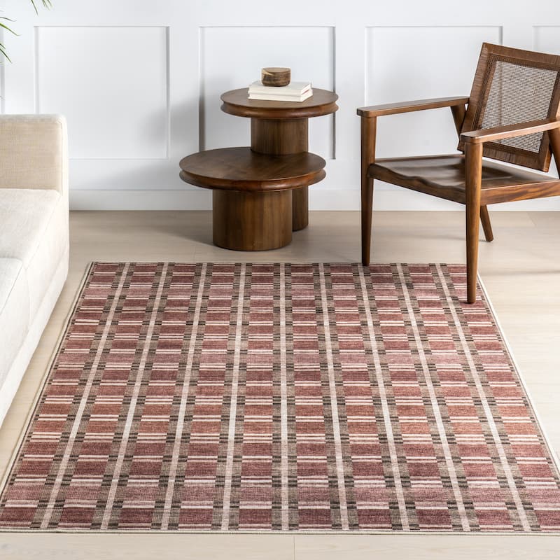 Nuloom Uzma Plaid Area Rug