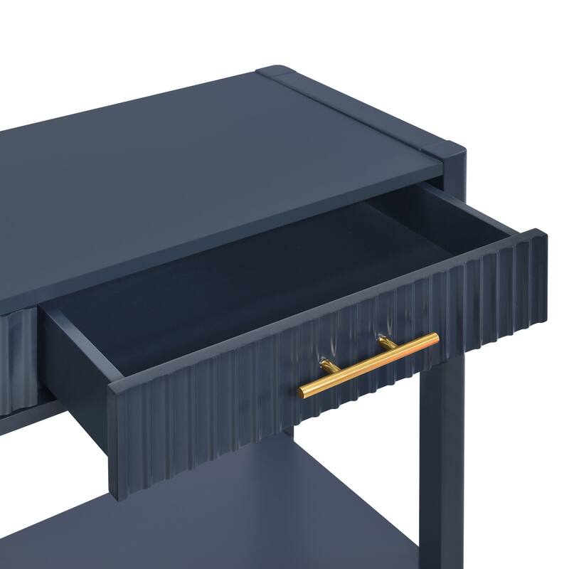 For Entry with Vertical Stripe Drawer Consoles