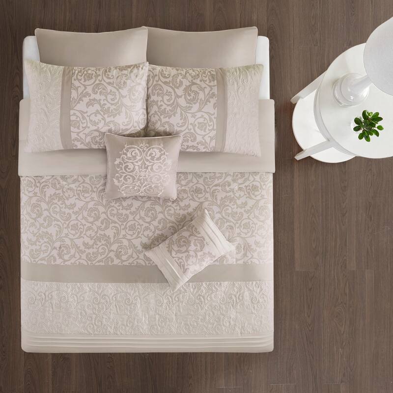 510 Design Lynda Embroidered 8 Piece Comforter Set