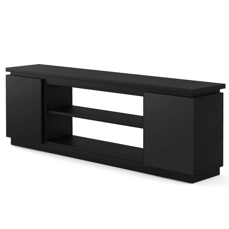 Costway Fireplace TV Stand for TVs up to 80" with Electric Fireplace 3 - See Details