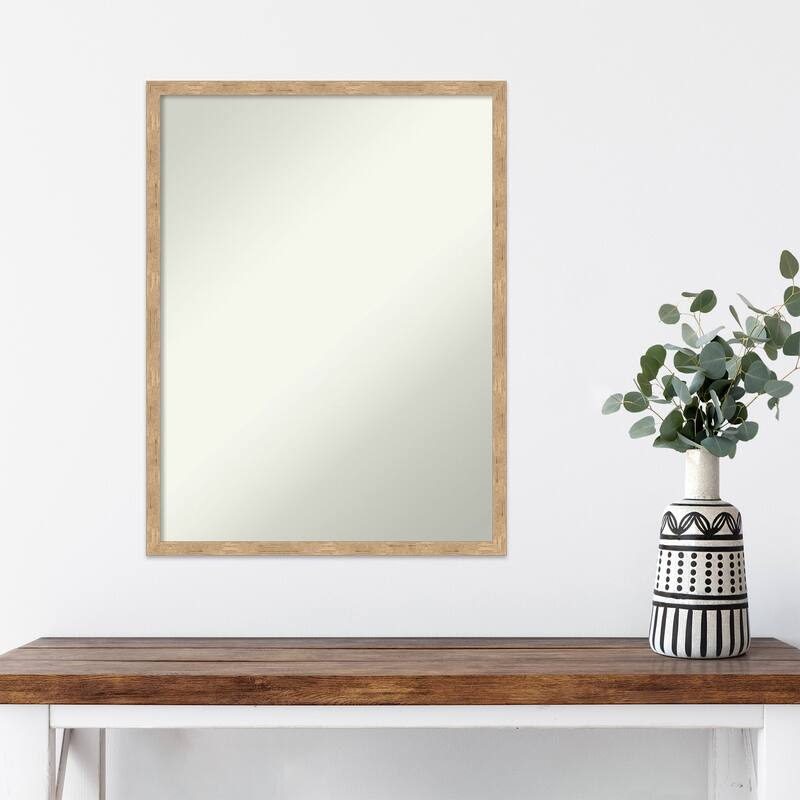 Imprint Non-Beveled Wood Framed Wall Mirror