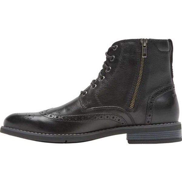 rockport boots black