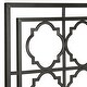 preview thumbnail 2 of 0, SAFAVIEH Silva Antique Iron Metal Geometric Headboard (Full)