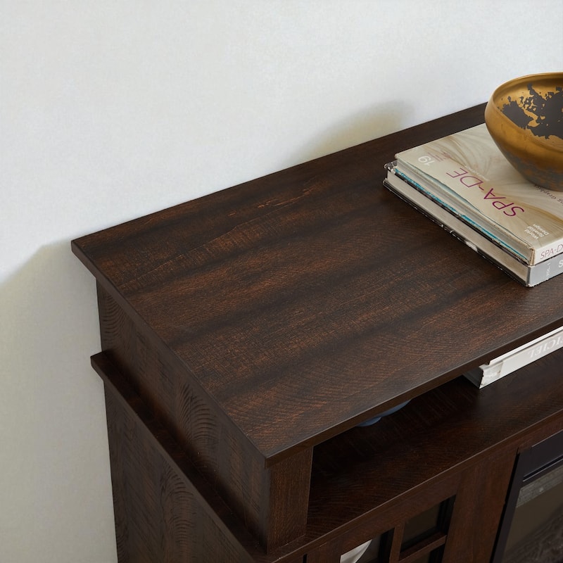 58.25" TV Stand for TVs Up to 65 Inches, Modern Entertainment Console with Open and Closed Storage and Cable Management