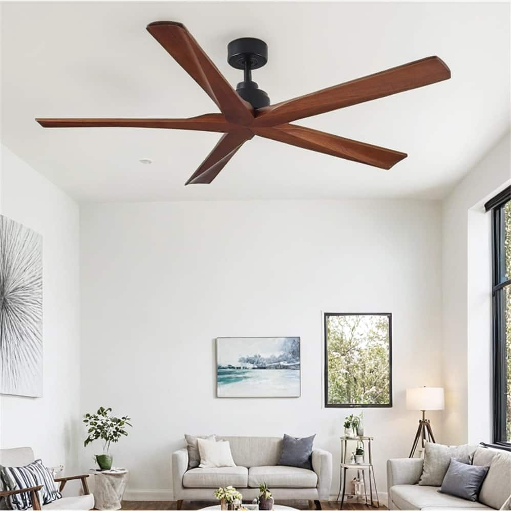 60" Black Lowe Profile Ceiling Fan without Light