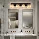 preview thumbnail 17 of 93, 2/3/4/5 Light Bathroom Vanity Light Wall Sconce with Crystal Shade