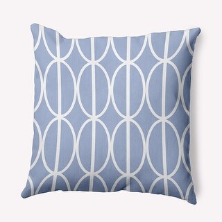 Ovals Go 'Round Indoor/Outdoor Throw Pillow