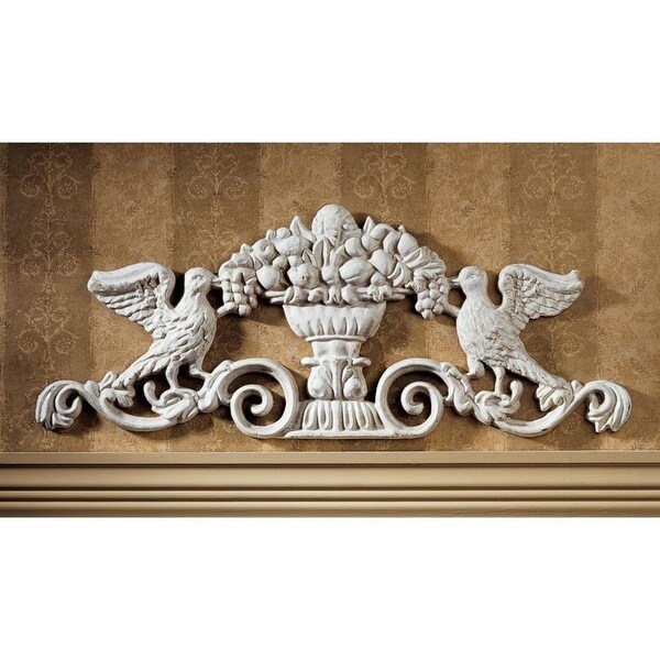 Design Toscano Urn Ornamental Iron Architectural Pediment