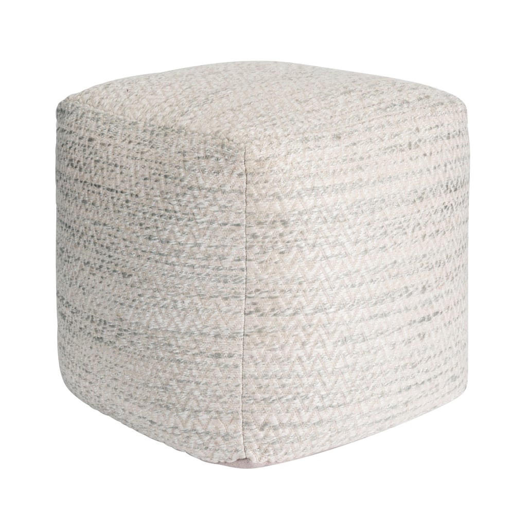 Pasargad Home Galaxy Zig-Zag Pouf Ottoman