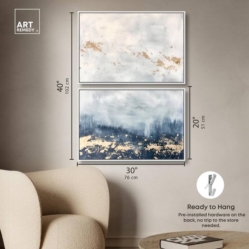 Inner Cosmos II Canvas Set of 2 by Art Remedy