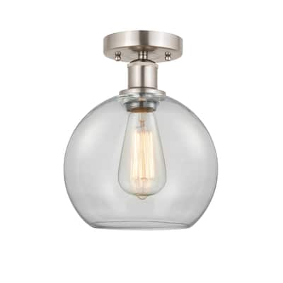 Innovations Lighting Edison Athens - 1 Light 8" Semi-Flush Mount