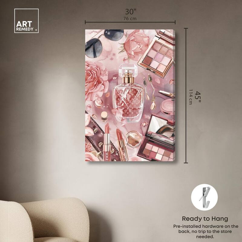 Glam Sparkle Lay Out II Canvas by Art Remedy, Gallery Wrapped