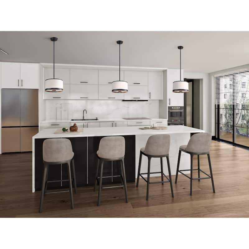 Artcraft High Street Pendant - Black Finish - 12.01" W