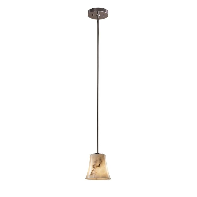 Justice Design LumenAria 1-light Brushed Nickel Mini Pendant - Brushed Nickel