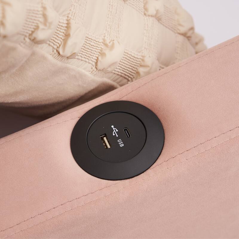 Twin Size Velvet Upholstered Daybed, Wood Sofa Bed Frame Daybed Couch with Trundle Bed and Wood Slat