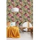 Floral Pattern of Peony Flowers Peel and Stick Wallpaper - Bed Bath ...