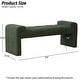 preview thumbnail 13 of 60, Boucle Bedroom Bench with Channel Tufted Modern Entryway Bench Window Bench End of Bed Bench