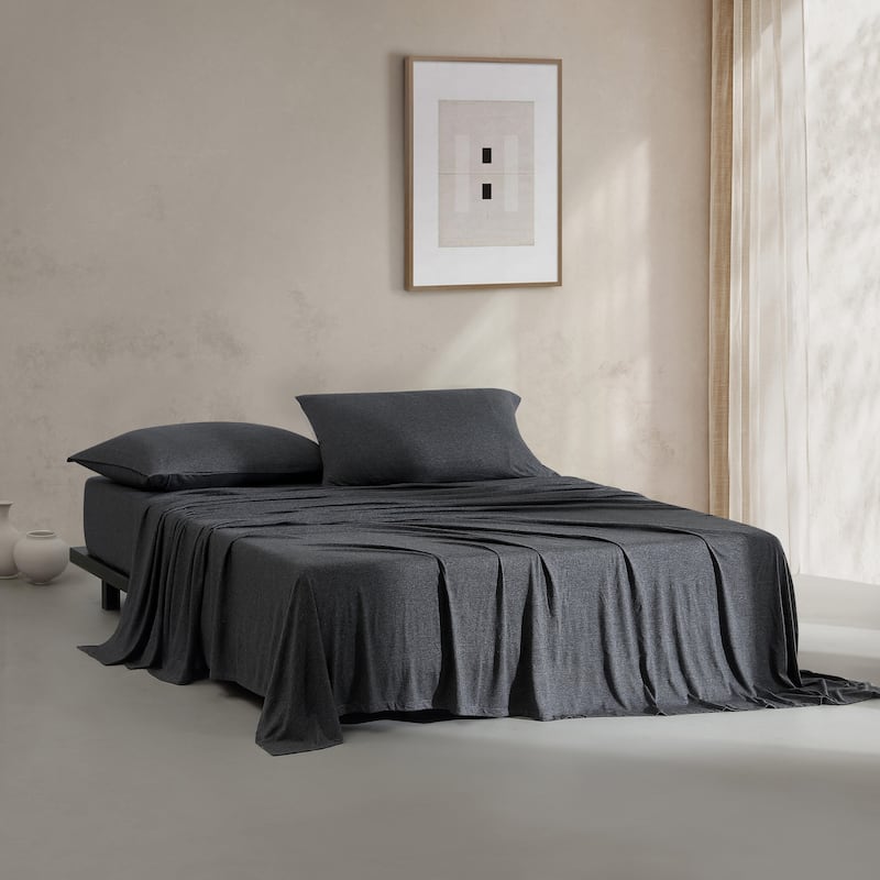 Calvin Klein Modern Cotton Melange Jersey Sheet Set