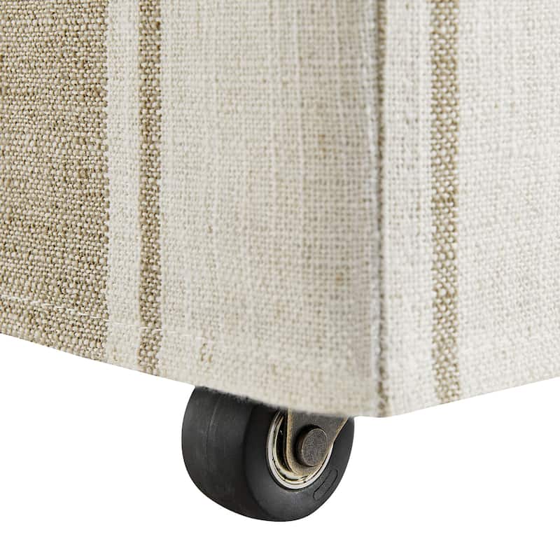 Tessera Striped Slipcovered Dining Side Chair