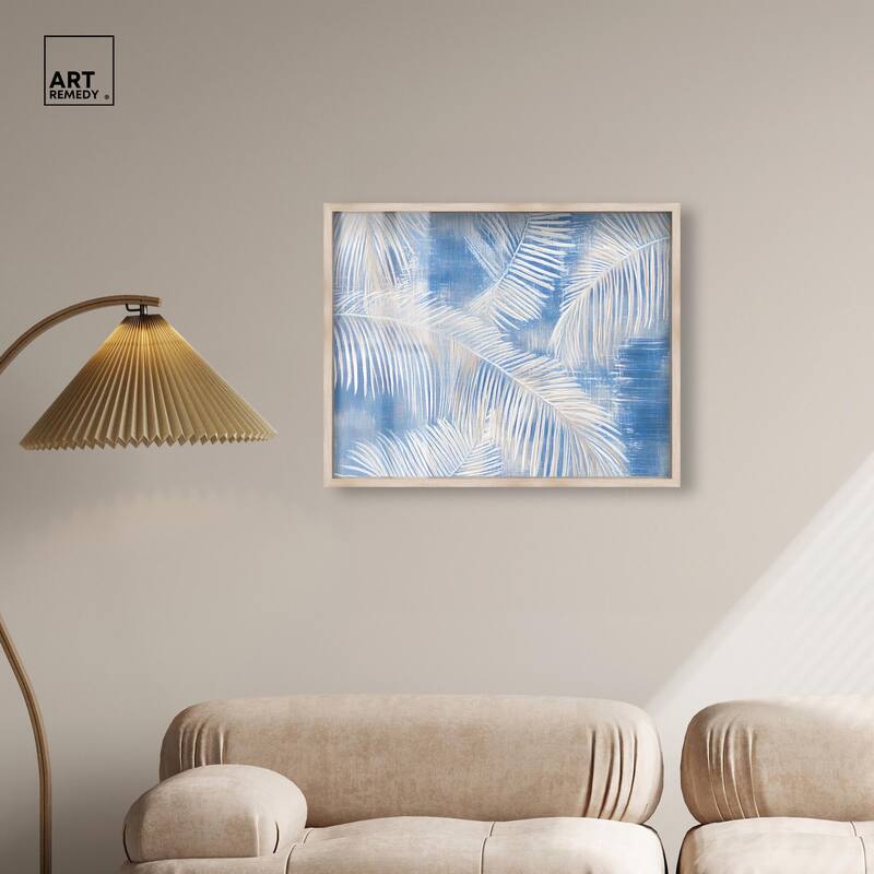 Sky Palm Silhouettes Shadowbox by Art Remedy