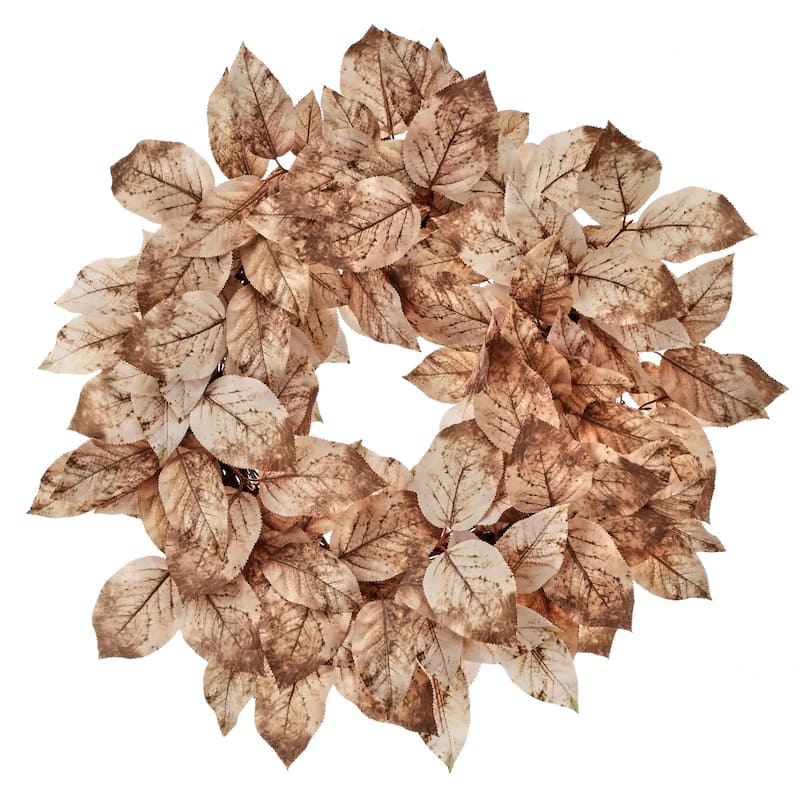 24" Autumn Salal Leaf Wreath