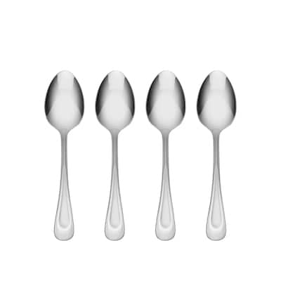 Oneida Satin Sand Dune Everyday Flatware Dinner Spoons, Set Of 4