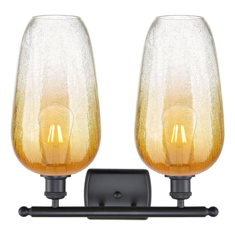 Innovations Lighting Endless Possibilities Ballston - Brookhaven Flute - 2 Light 17" Bath Vanity Light