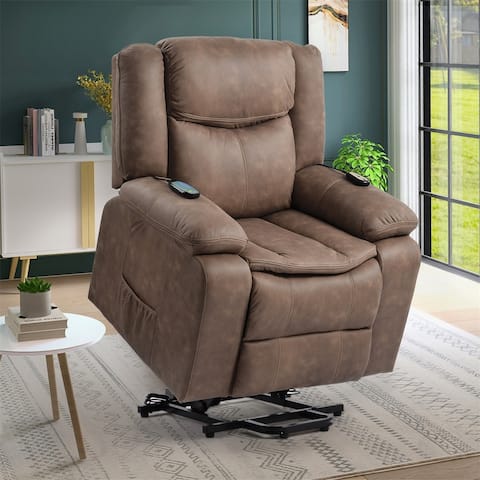 Merax Power Lift Recliner Chair for Elderly with Adjustable Massage Function