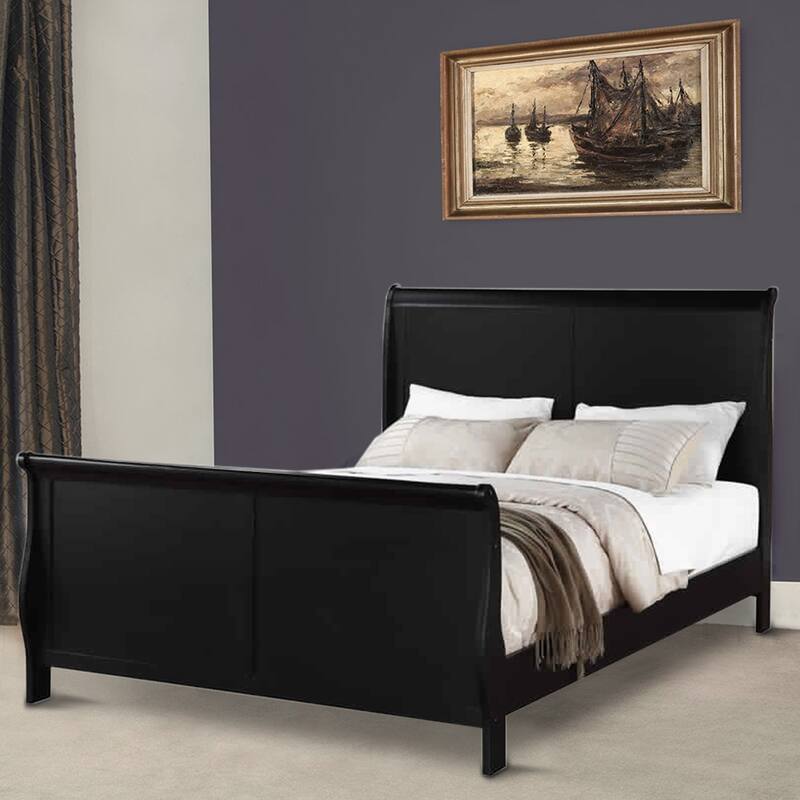 Classy Twin Bed,Black