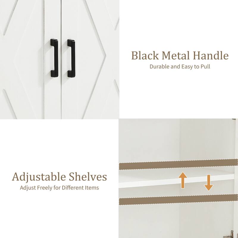 Traditional 3 Drawer Sideboard Storage Cabinet