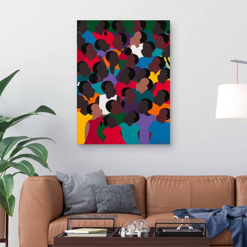 Les Enfants by Synthia SAINT JAMES Canvas Art Print