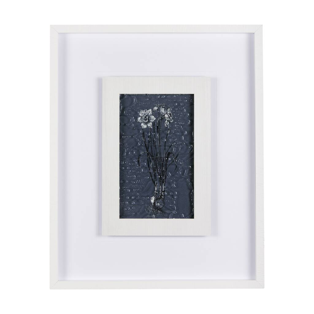 Botanical Sketches II (Blue) Framed Art Print