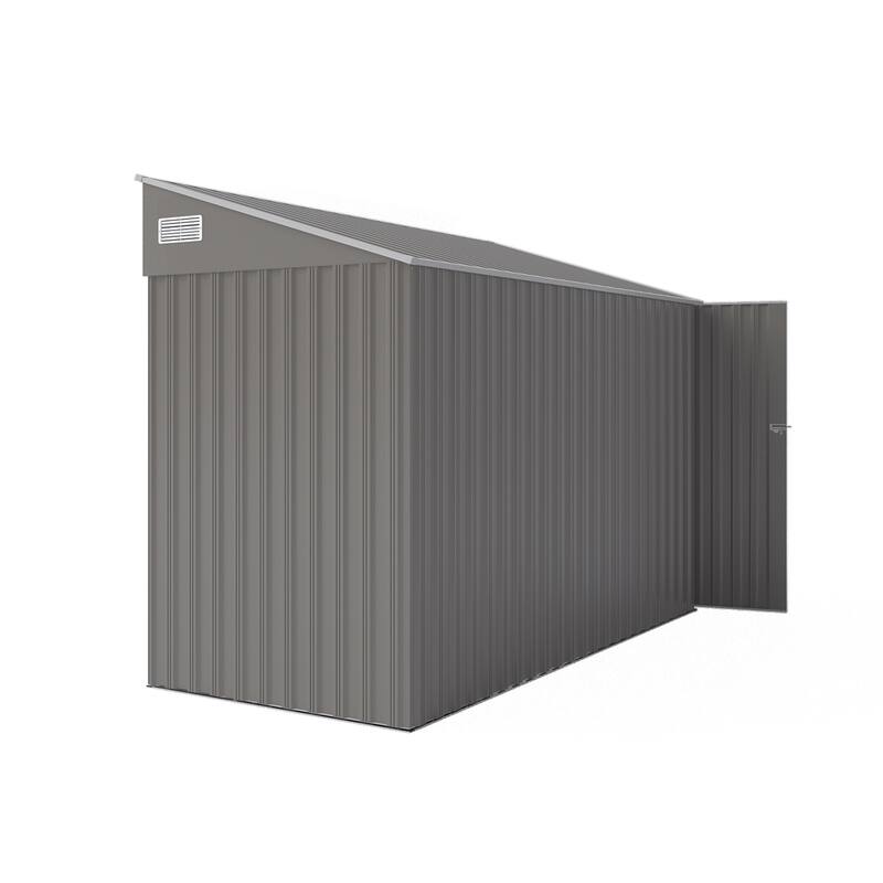 Outdoor Garden Shed with Hinge Side Door Modular Storage Shed Tool Shed Workshop & Temporary Shelter Shed