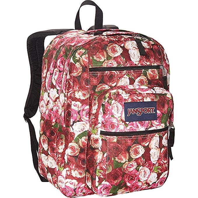 jansport big student backpack rose icon