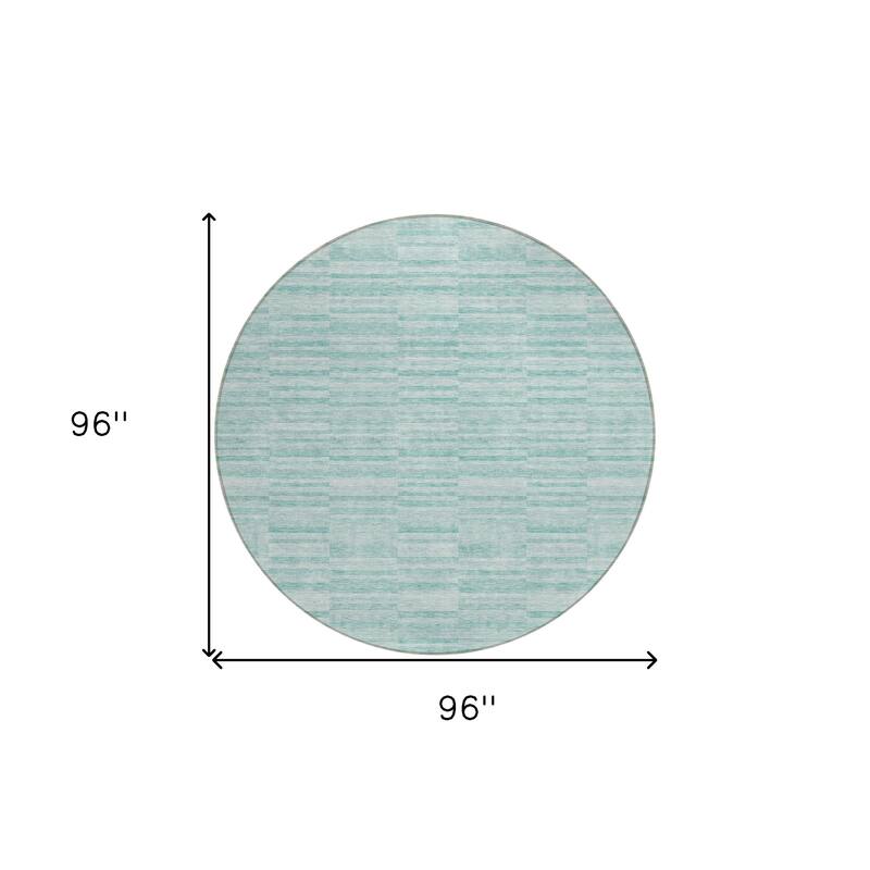 HomeRoots Striped Transitional Rectangle Outdoor Rug
