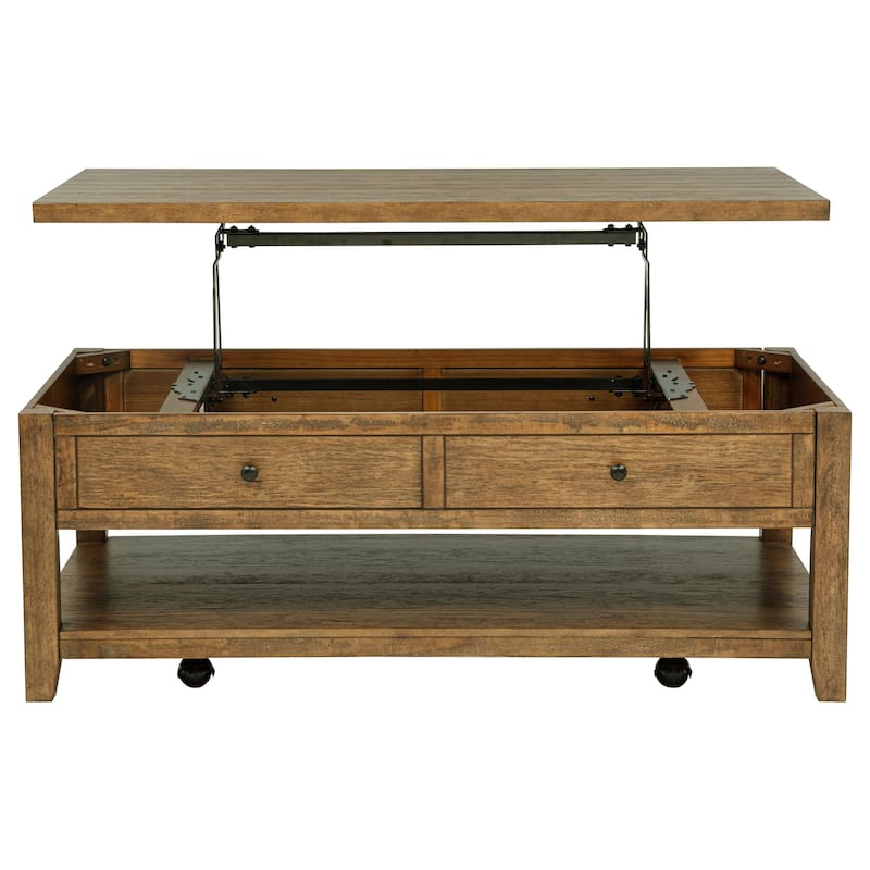 Payne 48-inch Mobile Lift Top Coffee Table - 48" x 28.25" x 18.25"
