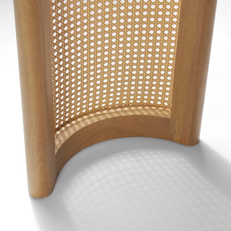 60" Solid Rattan Console Table