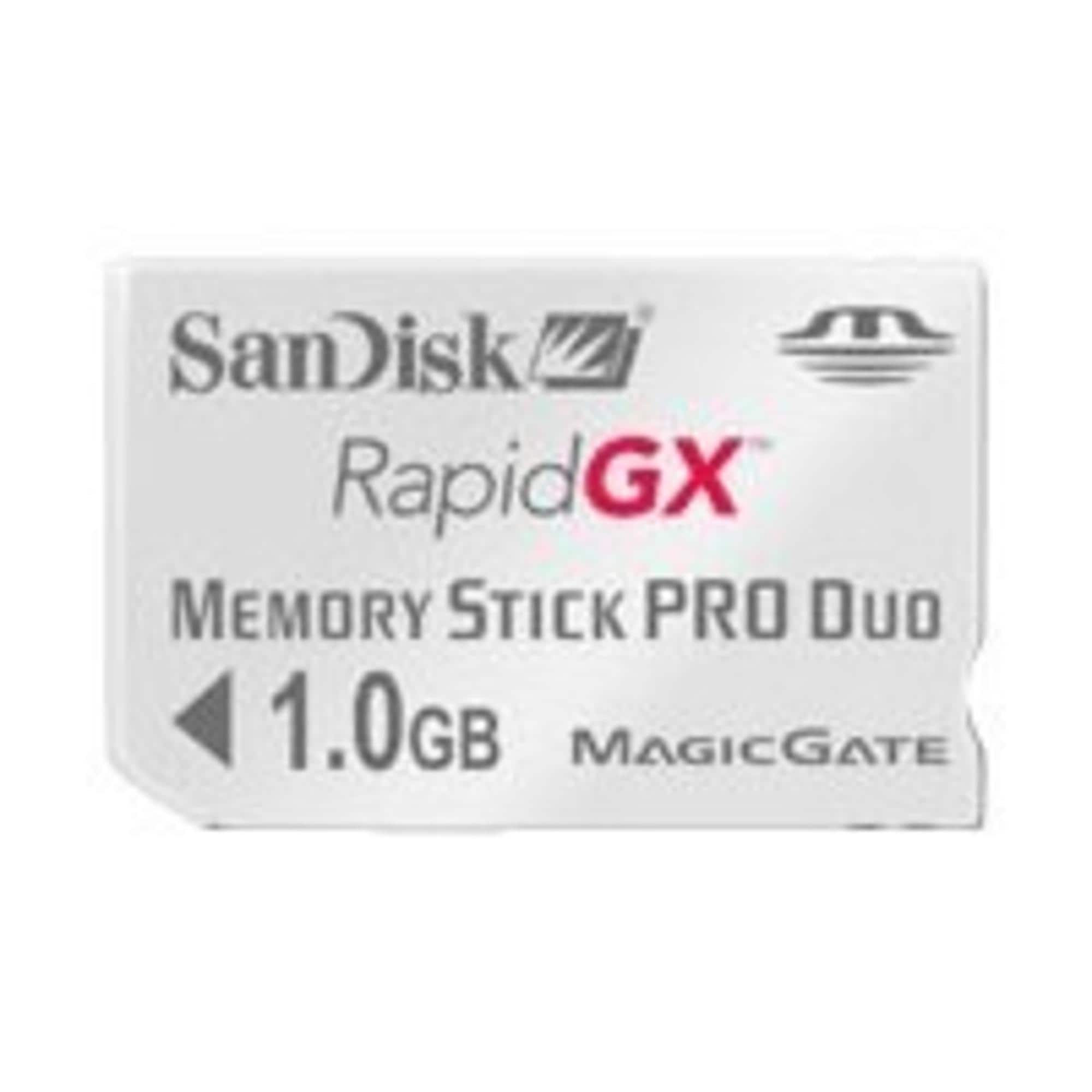 Shop Sandisk 1gb Rapidgx Memory Stick Pro Duo Overstock 2678818
