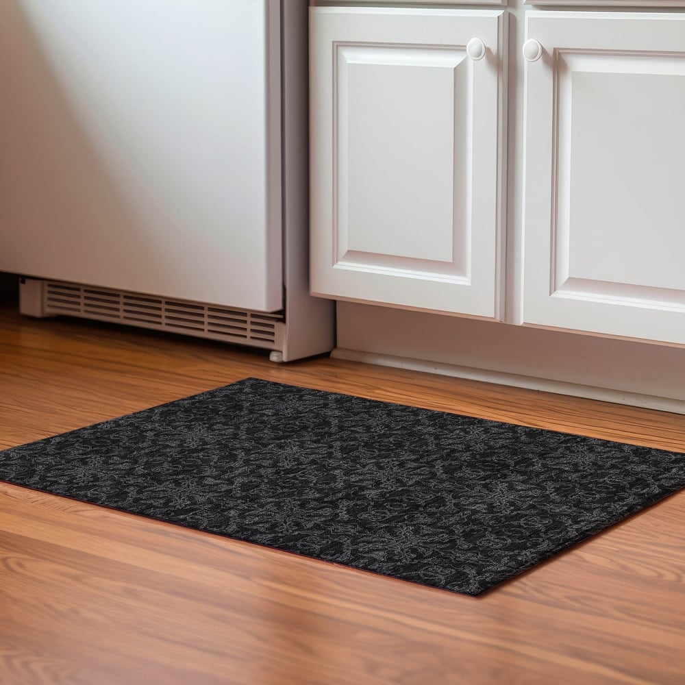 Premium Washable Super Soft Dark Traditional Mayfield Rug