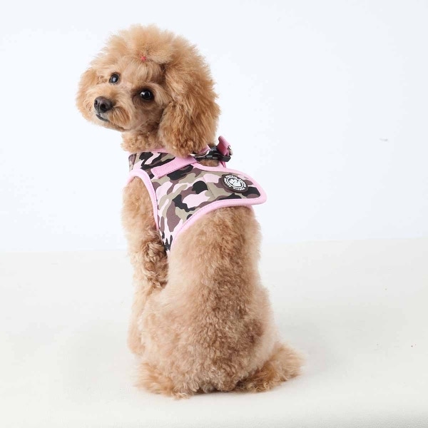 camo dog harness vest