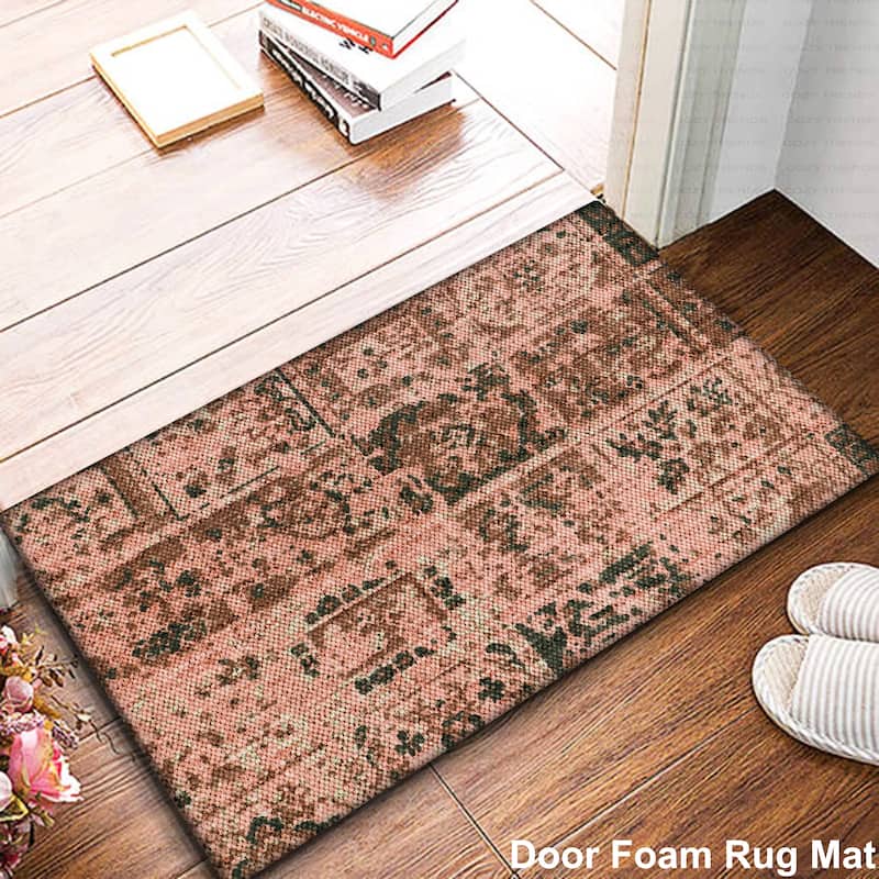 Handwoven Anti Fatigue Cushioned Standing Cotton Doormat/Bathroom/ Kitchen Mat 18"x30"