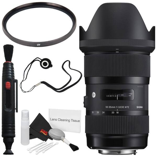 Sigma 18 35mm F 1 8 Dc Hsm Art Lens For Canon 210 101 72mm Uv Filter Lens Pen Cleaner Deluxe Cleaning Kit Bundle Overstock