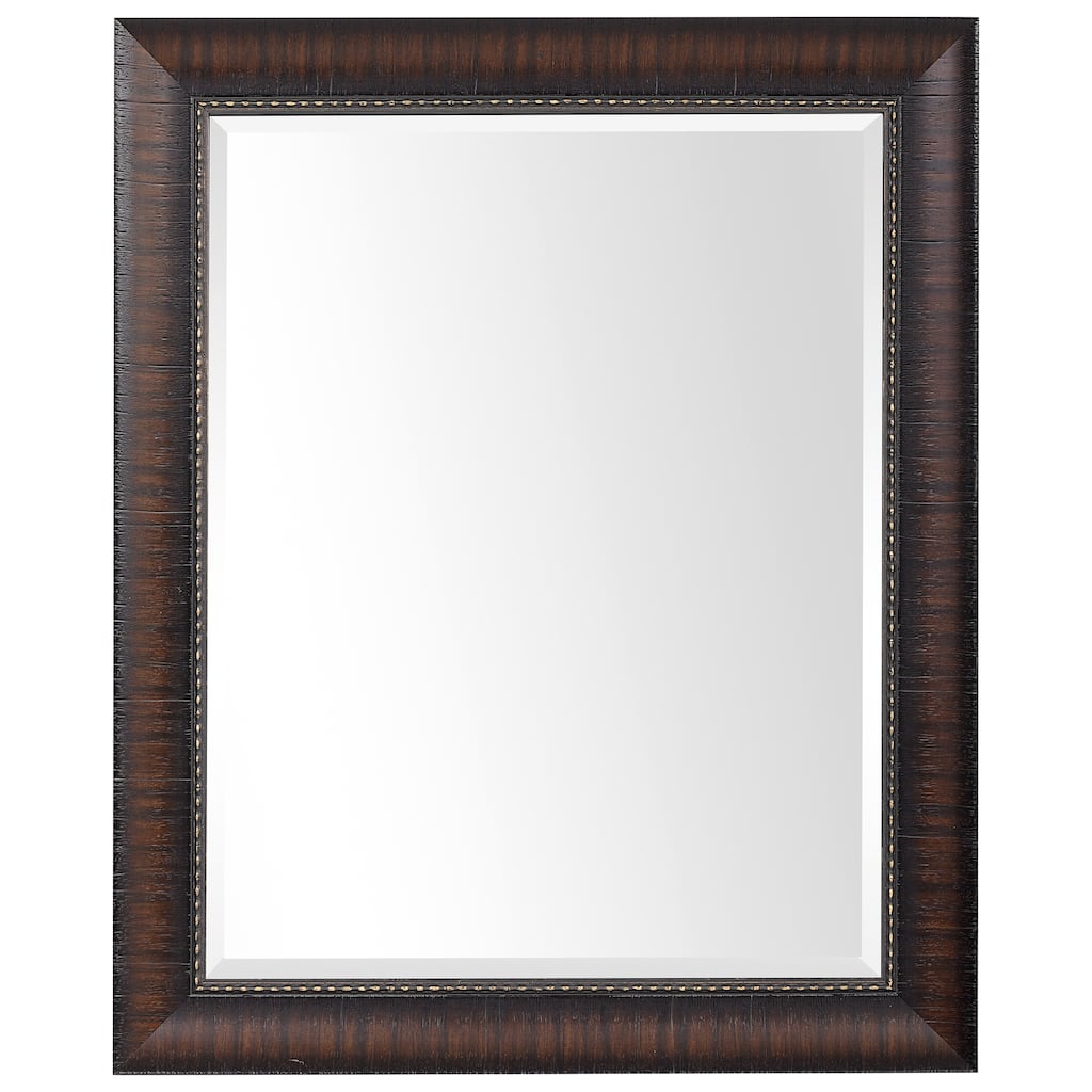 Uttermost Wythe Burnished Wood Mirror